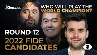 2022 FIDE Candidates | Will Ding Liren Move Into Striking Distance Of Nepo For FIRST? | R12/14