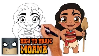 How to Draw Moana | Disney