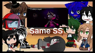 Different fandoms reacting to each other part two Yandere simulator