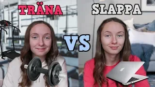 Tränar VS slappar en vecka! | Vad händer?