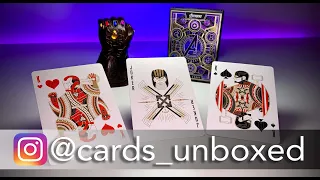 Cards Unboxed Avengers Infinity Saga Playing Cards by Theory 11