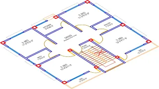 HOUSE PLAN DESIGN | EP 277 | 1000 SQUARE FEET 4 BEDROOMS / 4 BHK HOUSE PLAN | LAYOUT PLAN