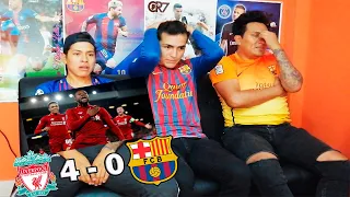 REACCIONES DE HINCHAS DEL BARÇA | LIVERPOOL vs BARCELONA 4 - 0 | REMONTADA HISTORICA