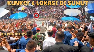 Kunker Sehari Empat Lokasi di Sumut, Warga Nyemut Ngrubut ke Presiden Jokowi