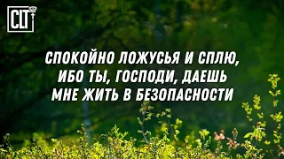 Даже и ночью учит меня внутренность моя,  благословлю Господа, вразумившего меня | Relaxing