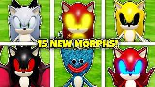 Find The Sonic Morphs - How to get 15 NEW SONIC MORPHS + BADGES (ROBLOX)