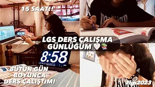 LGS DERS ÇALIŞMA GÜNLÜĞÜM🤍✍🏻|| STUDY VLOG, 350 SORU, verimli bir gün:) #lgs2023