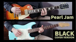 PEARL JAM - "Black" Full Guitar Cover (Stone and Mike Parts)