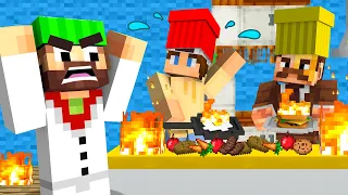 FOOD WAR Battle in Minecraft!