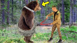 Bear Begs Hunter To Set Him Free, But What He Does Next Is Unexpected!