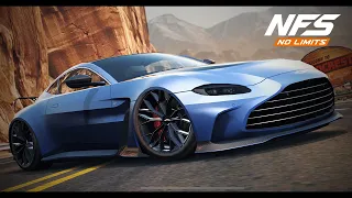 5★ MAXED Aston Martin V12 Vantage Performance Stat & Modshop Customization -Need For Speed No Limits