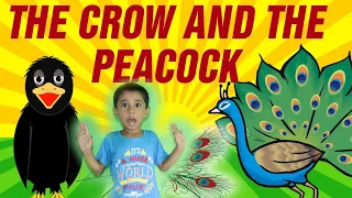 The Crow And the Peacock Story For Class 1|| Story The Crow And the peacock🐧Easy Story for children