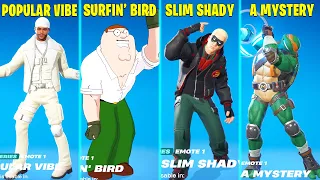 All Legendary Fortnite Dances & Emotes! (Peter Griffin Surfin' Bird, Real Slim Shady, The Weeknd)