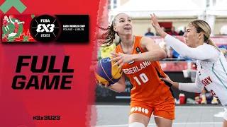 Hungary 🇭🇺 vs Netherlands 🇳🇱 | Women Quarter-Finals | Full Game | FIBA 3x3 U23 World Cup 2023