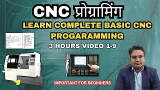 cnc programming - complete cnc programming video in 3 hours - all cnc programming chaptervise 1 -8