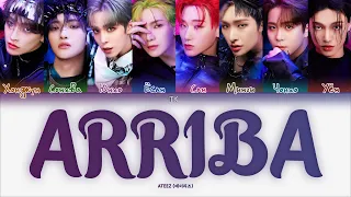 ATEEZ – ARRIBA [ПЕРЕВОД НА РУССКИЙ/КИРИЛЛИЗАЦИЯ Color Coded Lyrics]