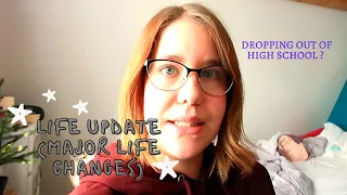 vlog 03 I dropped out of high school + got some bad news about my dog
