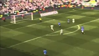 Gary Hooper scores for Celtic 3-0 Rangers