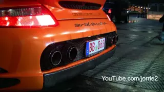 Gemballa Avalanche GTR 750 EVO-R LOUD sounds!! Very rare car! - 1080p HD