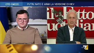 Ucraina, il ministro Kuleba (allucinante) in difficoltà con Marco Travaglio e Lucio Caracciolo.