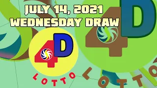 9PM LOTTO DRAW TODAY -  JULY 14, 2021| LOTTO DRAW RESULT TODAY