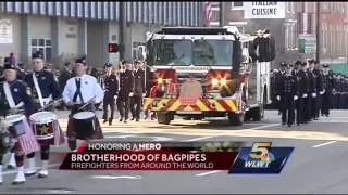 Firefighter brotherhood makes funeral procession possible