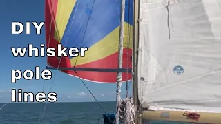 Adding a DIY downhaul to my spinnaker pole