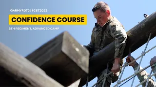 Teaming Up Against the Confidence Course |5th Regiment, Advanced Camp