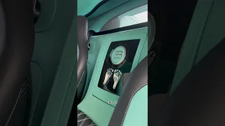 This Tiffany Green Bugatti Veyron Grand Sport Vitesse has a unique interior you have to see!