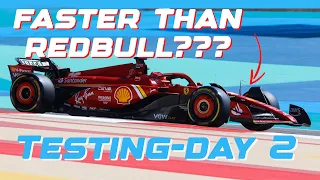 FERRARI FASTER THAN REDBULL? | F1 Testing Day 2 Reaction