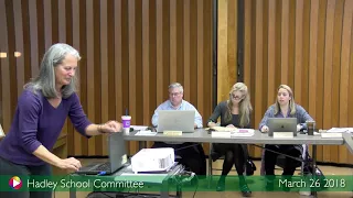 School Committee, March 25th, 2018