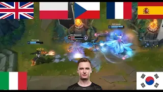 HUMANOID SYLAS OUTPLAY - caster reaction in different languages