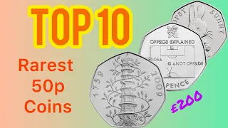 The RAREST 50p Coins In UK Circulation!!!