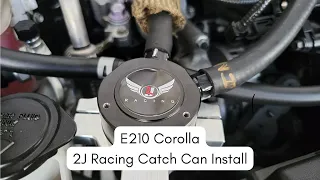 E210 Corolla 2J Racing Catch Can Install