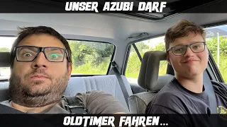 Der Azubi MUSS fahren! | Probefahrt mit dem Oldtimer anstatt Pause | Opel Ascona C im Top Zustand !!