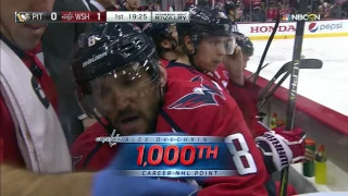 Gotta See It: Ovechkin scores 35 seconds into game for 1000th NHL point