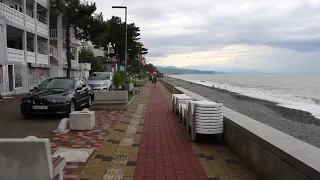 23 08 2020 пасмурно море Кобулети ქობულეთი Аджария Грузия