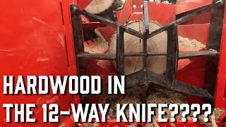 Testing Out the New 12-Way Knife in the Japa 395 Firewood Processor