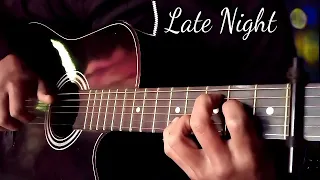 late night- melancholy (sad music)guitar cover by  Rhuto Lohe 😞👈💖👉😞