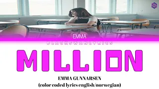 eMMA - 'Million' [color coded lyrics English/Norwegian]