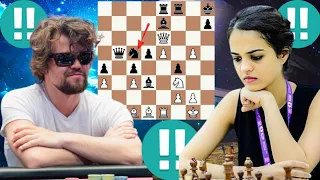 Lachrymose chess game | Magnus Carlsen vs Tania Sachdev 5