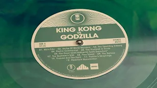 Vinyl play - King Kong vs. Godzilla (1962) soundtrack - double LP