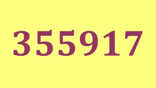 Numbers 1 To 1,000,000 (ATTABOY STYLE)