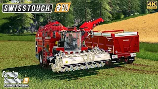 Spreading Manure. Subsoiling & Sowing Rye. Harvesting Onions ⭐ Swisstouch #95 ⭐ FS19 4K Timelapse