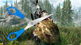 Вырезанный Контент Skyrim - Захватывающий Взгляд на То, Что Могло Быть в TES 5 ( 3-я часть )