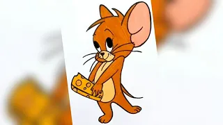 How to draw Jerry from Tom and Jerry | Jerry Mouse Drawing | Step by Step