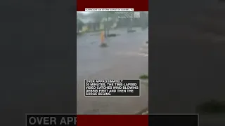 Hurricane Ian storm surge time lapse in Sanibel Island, Florida