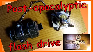 DIY idea Flash drive in  post apocalyptic style | post apocalyptic flash drive | diy generation