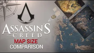 Assassin's Creed: All Maps SIZE Comparison ( AC3 AC4 AC:Odyssey)