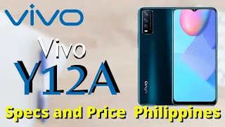 Vivo Y12A Official Look, Specs, Camera, Features and Price in the Philippines